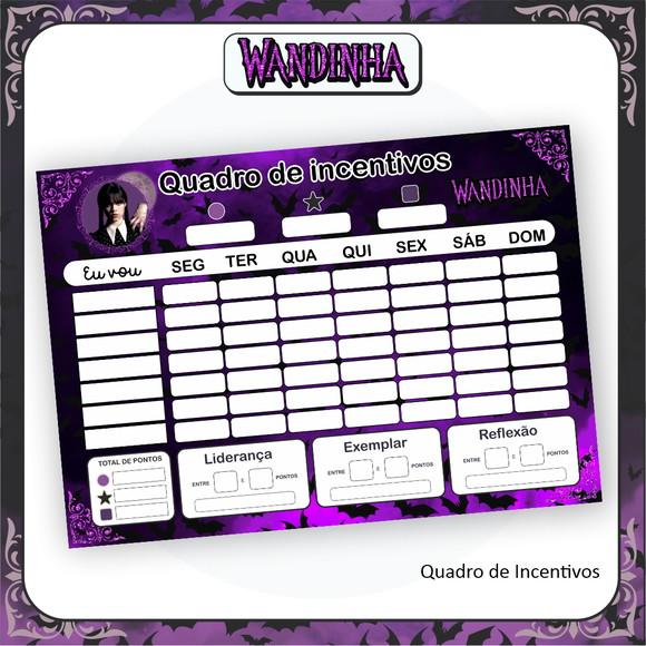 Arquivo Digital Combo Caderno Wandinha Adams