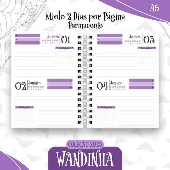 Arquivo Digital Combo Caderno Wandinha Adams