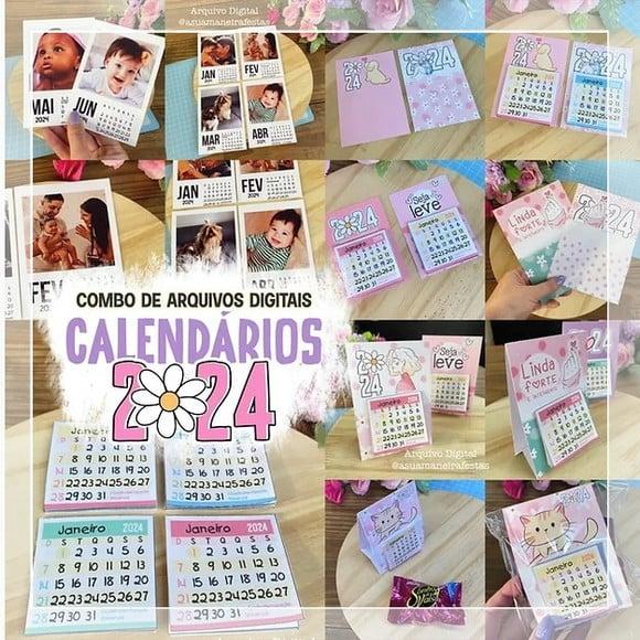 Arquivo Digital Combo Calendário 2024