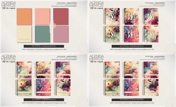 Arquivo Digital Combo Capa Agenda 2024