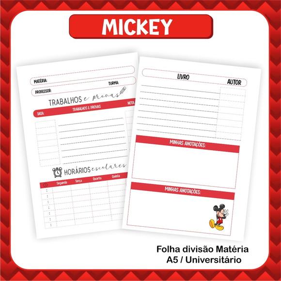 Arquivo Digital Combo Escolar 2023 Mickey
