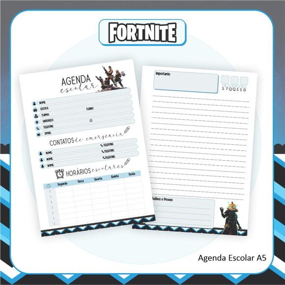 Arquivo Digital Combo Escolar 2023 Fortnite