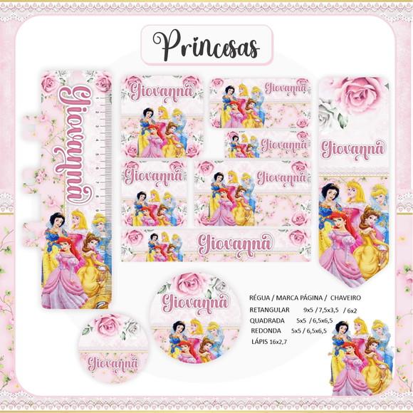 Arquivo Digital Combo Escolar 2023 Princesas