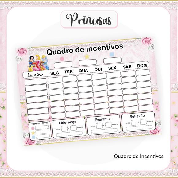 Arquivo Digital Combo Escolar 2023 Princesas