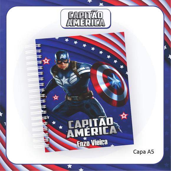 Arquivo Digital Combo Escolar Capitão América