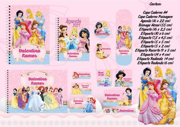 Arquivo Digital Combo Escolar Princesas