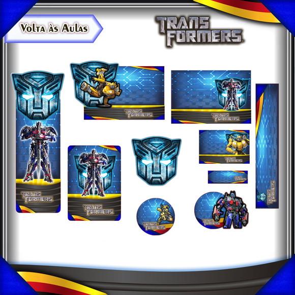 Arquivo Digital Combo Escolar Transformers