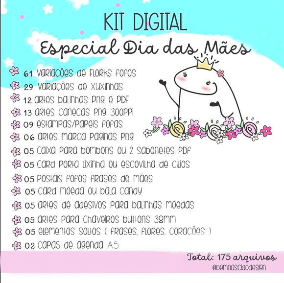 Arquivo Digital Combo kit Dia das Mães