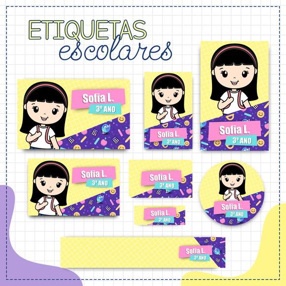 Arquivo Digital Etiqueta Escolar
