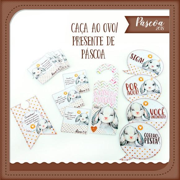 Arquivo Digital Kit Caça aos Ovos de Páscoa