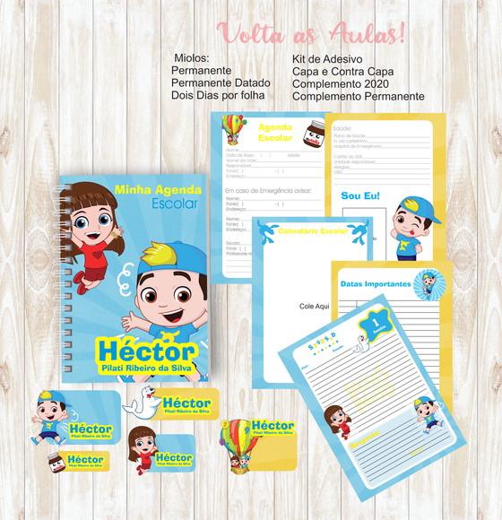 Arquivo Digital Kit Agenda Escolar Lucas Netto