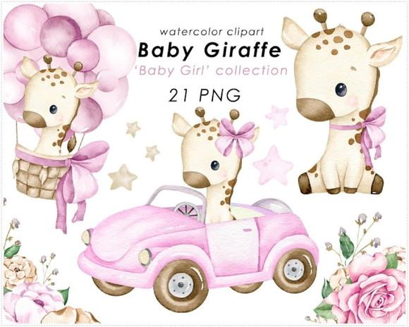 Arquivo Digital Kit Baby Giraffe