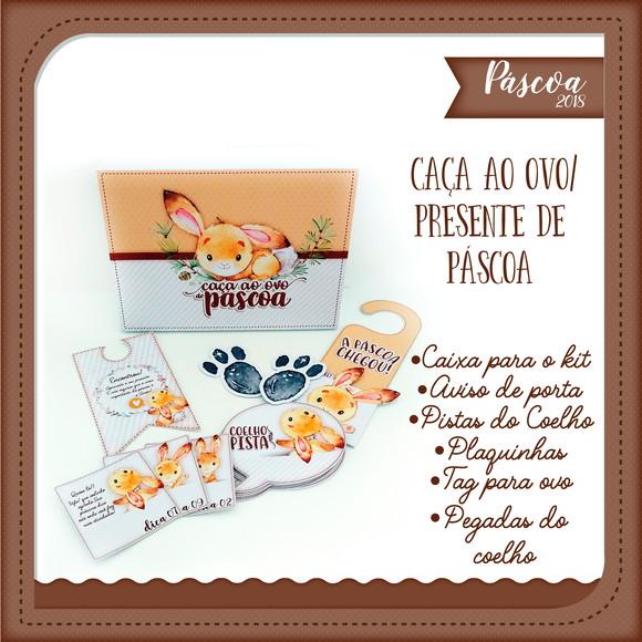 Arquivo Digital Kit Caça aos Ovos de Páscoa