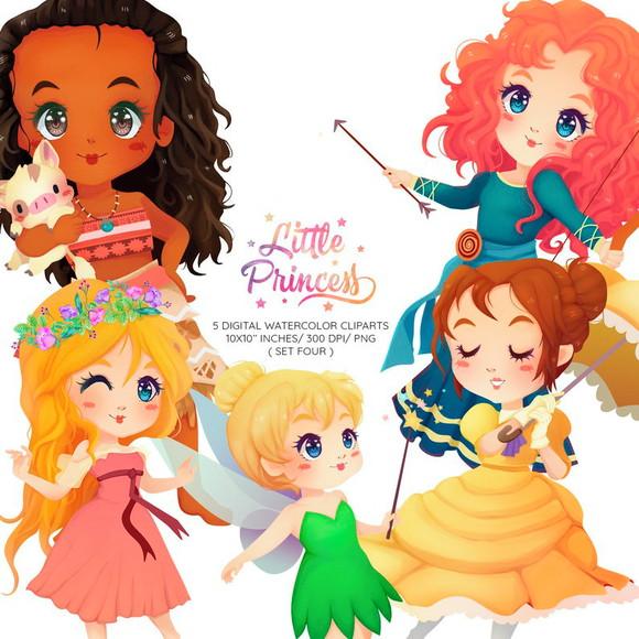 Arquivo Digital Kit Princesas