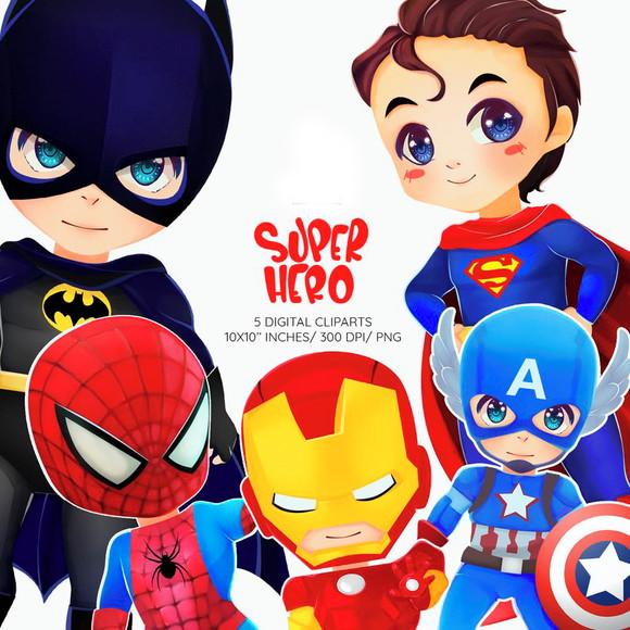 Arquivo Digital kit Vingadores Cute