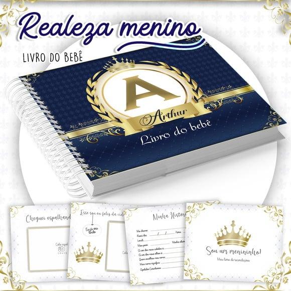 ARQUIVO DIGITAL LIVRO BEBÊ REALEZA MENINO