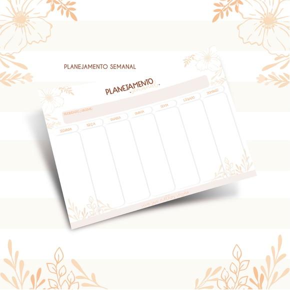 Arquivo Digital Planejamento Semanal Dia das Mães