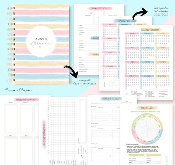 Arquivo Digital Planner Alegria 2022