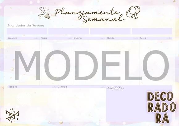 Arquivo Digital Planner Decoradora