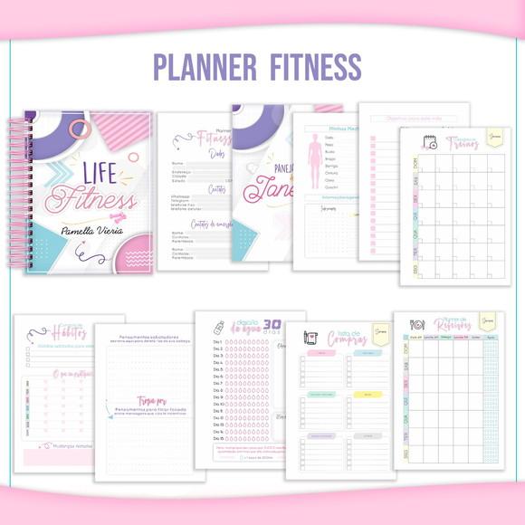 Arquivo Digital Planner Fitnes Feminino 2022