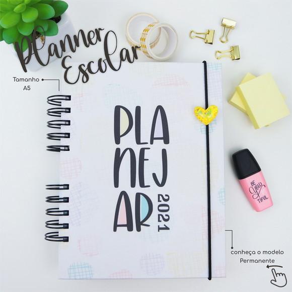 Arquivo Digital Planner Permanente Escolar A5