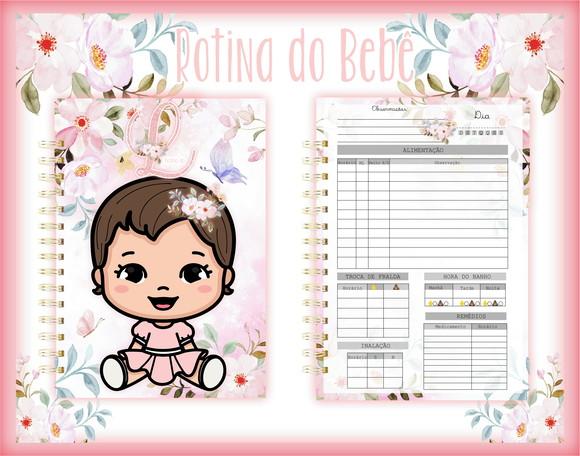 Arquivo Digital Rotina Bebe Floral
