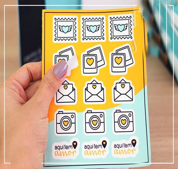 Arquivo Digital Stickers Namorados