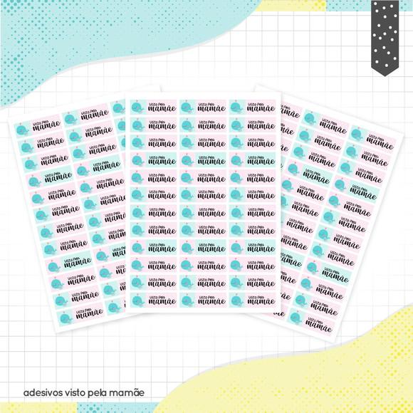 Arquivo Digital Stickers Visto Mamãe