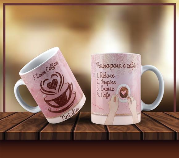 Arquivo Digital Sublimação Caneca Café