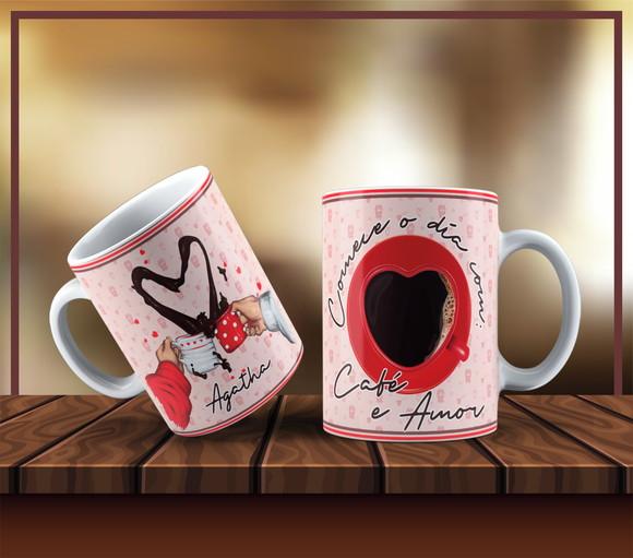 Arquivo Digital Sublimação Caneca Café