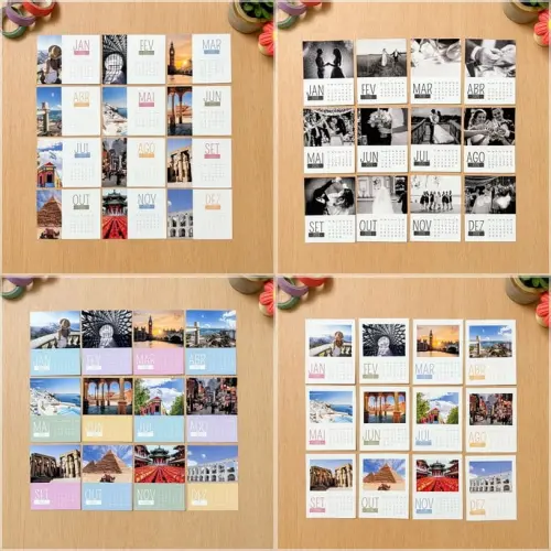 Arquivo Digital Calendário Polaroid 2026