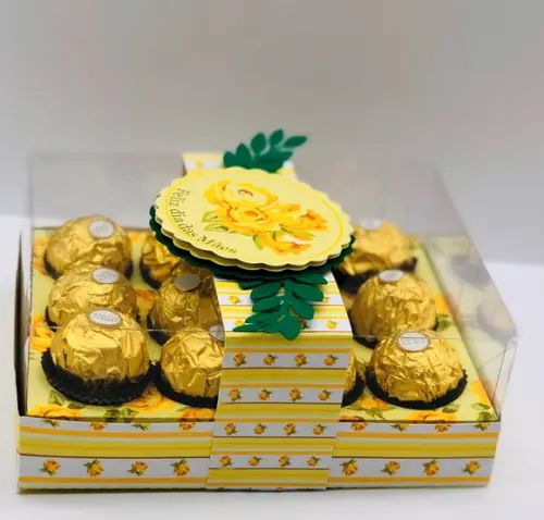 Arquivo Corte Caixa 12 Chocolate Dia Das Mães