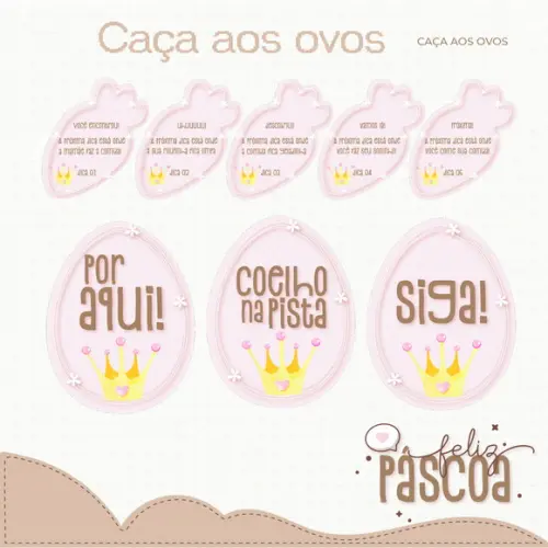 ARQUIVO CORTE CAÇA OVO PÁSCOA PRINCESA