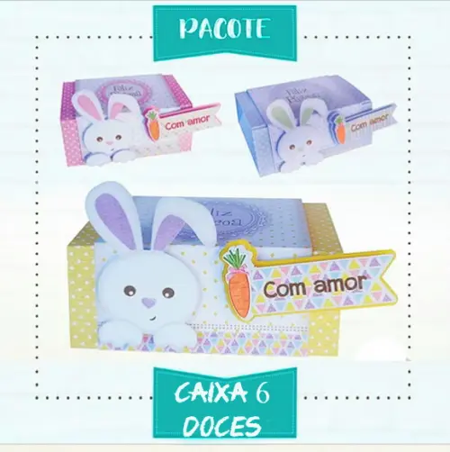 ARQUIVO CORTE CAIXA 6 CHOCOLATE PÁSCOA