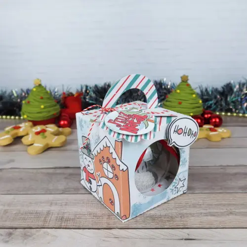 ARQUIVO CORTE CAIXA BOLINHA NATAL
