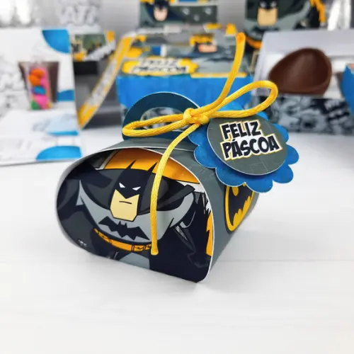 ARQUIVO CORTE CAIXA BOMBOM BATMAN