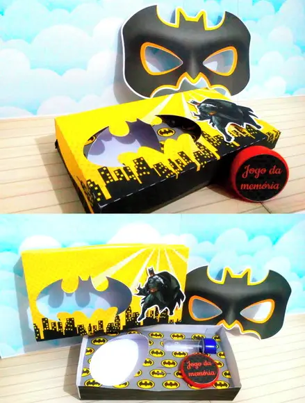 ARQUIVO CORTE CAIXA CONFEITEIRO BATMAN