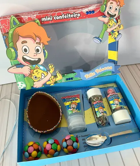 Arquivo Corte Caixa Confeiteiro Gato Galático