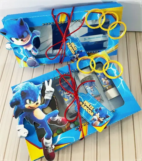 Arquivo Corte Caixa Confeiteiro Sonic