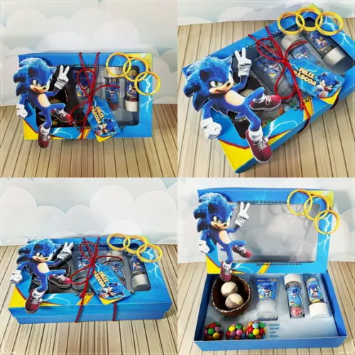 Arquivo Corte Caixa Confeiteiro Sonic