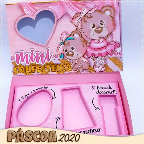 ARQUIVO CORTE CAIXA MINI CONFEITEIRO URSA