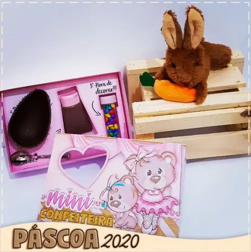 ARQUIVO CORTE CAIXA MINI CONFEITEIRO URSA