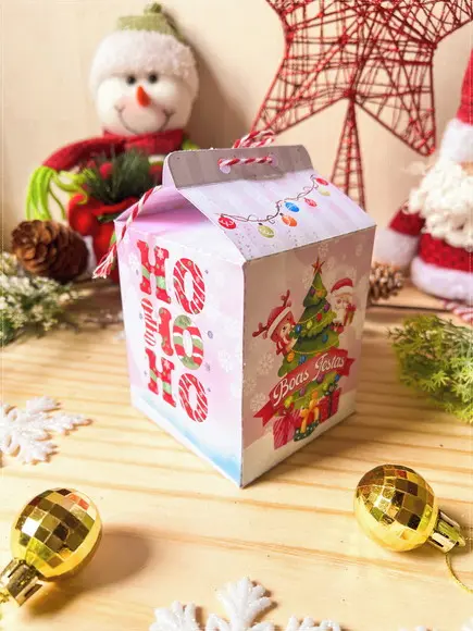 Arquivo Corte Caixa Mini Panetone