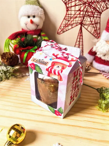 Arquivo Corte Caixa Mini Panetone