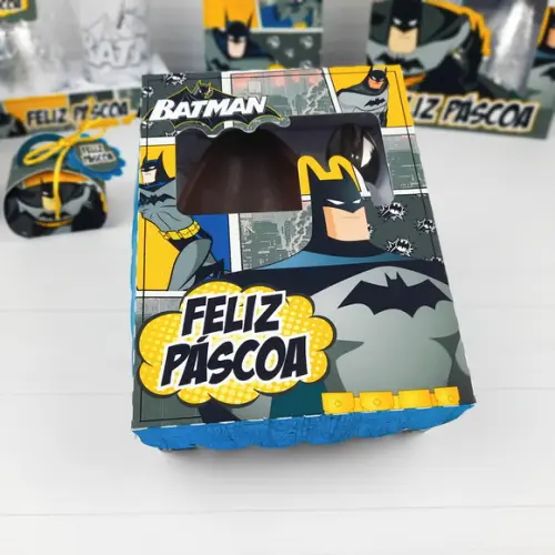 ARQUIVO CORTE CAIXA OVO COLHER BATMAN