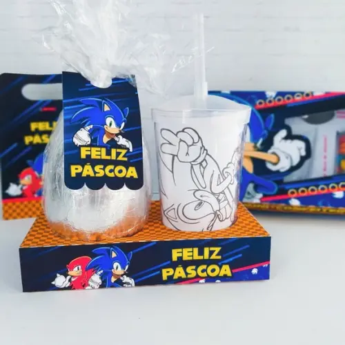 ARQUIVO CORTE CAIXA OVO KIT PINTURA SONIC