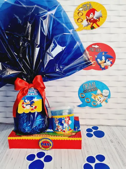 ARQUIVO CORTE CAIXA OVO KIT SLIME SONIC