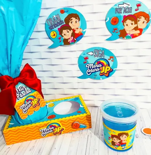 ARQUIVO CORTE CAIXA OVO KIT SLIME MARIA CLARA E JP