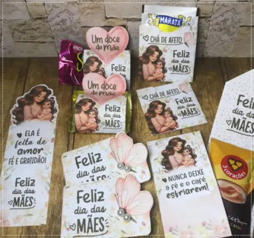 Arquivo Corte Kit Dia das Mães