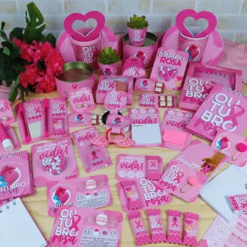 Arquivo Corte Kit Outubro Rosa Completo